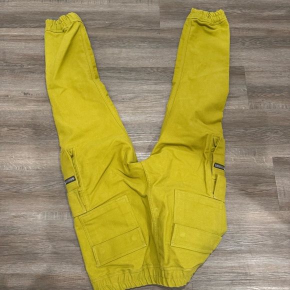 Rick Owens Mastodon Cargo Drawstring Pants in Acid - Picture 6 of 11